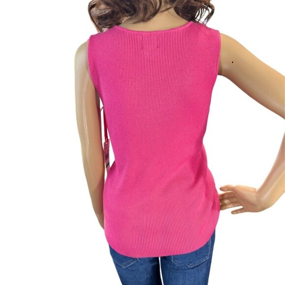 (5 for $25) Ruby Rd. Embellished Sleeveless Sweater Size Large NWT - Picture 4 of 7
